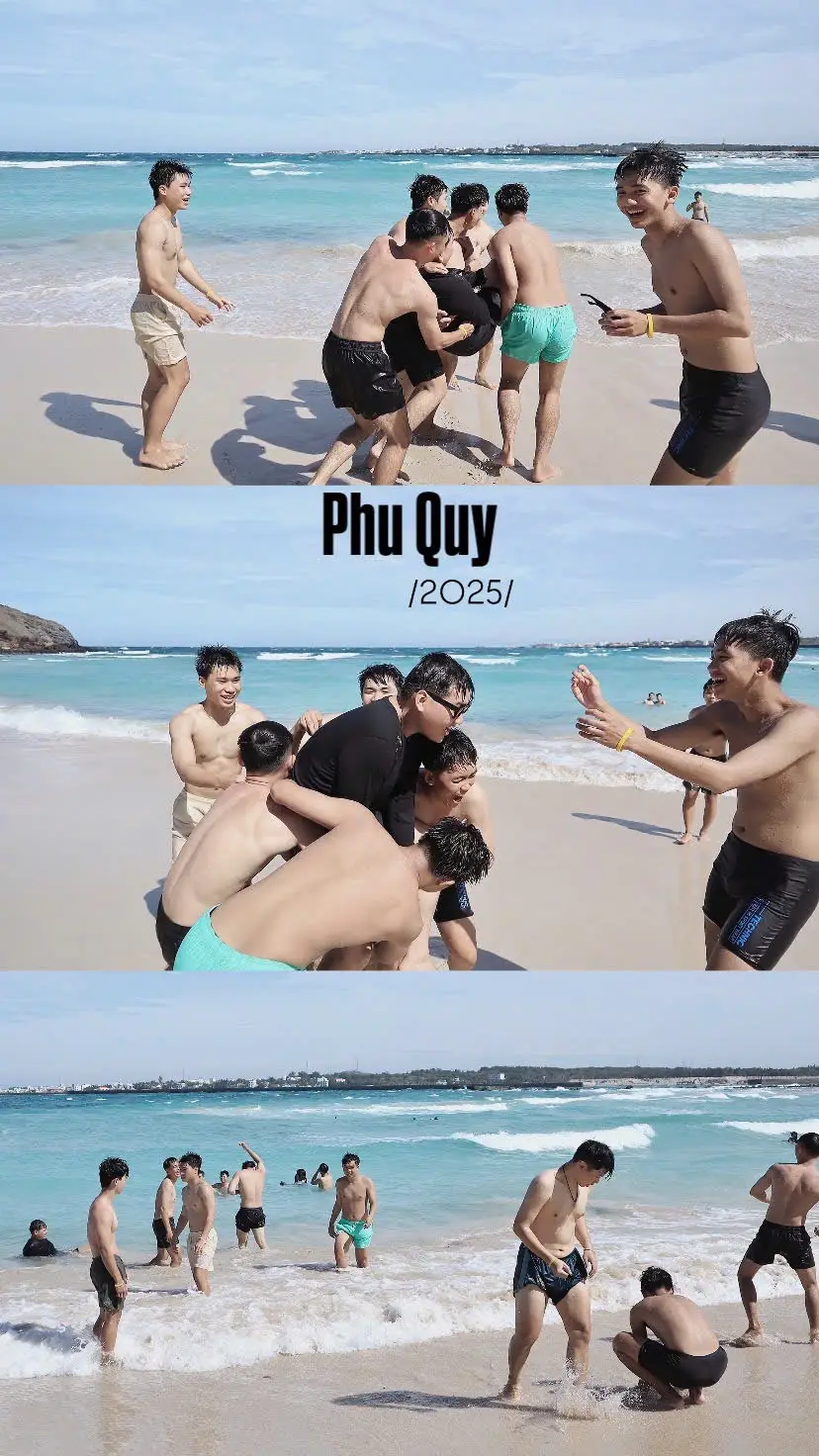Phú Quý trip cùng những người anh người em. #phuquyisland #memories #sea #xuhuong 