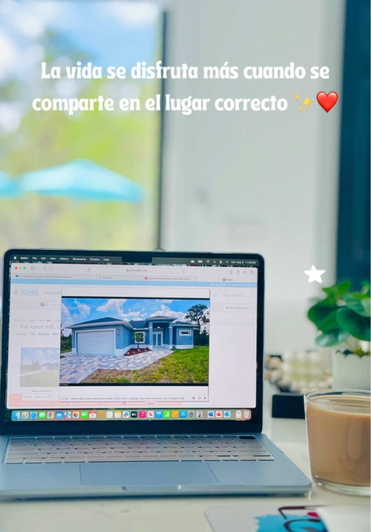 Disfrutando de mi café ☕️ y al mismo tiempo 💻 revisando nuevas oportunidades🏡. Me gusta este momento, porque cada búsqueda puede traer la opción perfecta ✨ para alguien que está listo para dar el siguiente paso. Nunca se trata solo de ver propiedades, sino de descubrir oportunidades 🔑 que cambian vidas ❤️. ¿Será hoy cuando encuentres la tuya? 🙌 Escríbeme 📲 y lo averiguamos juntos.  #lehighacres #casanueva #nuevaconstruccion #primercomprador #realtor 