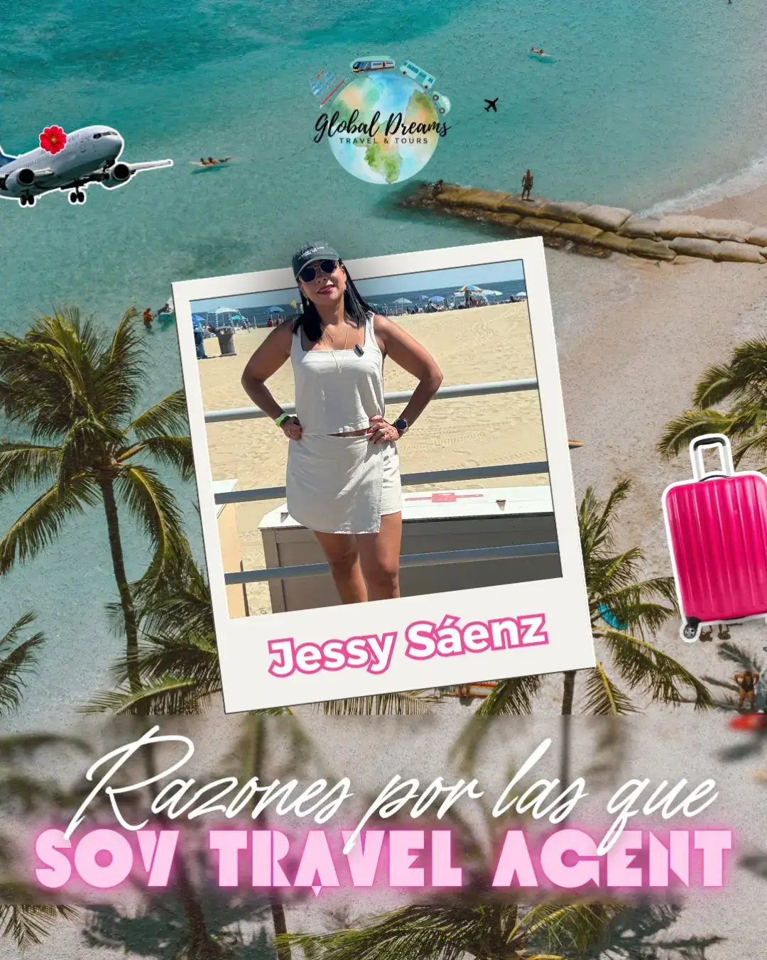 Te comparto 3 razones que me inspiraron a elegir este camino y que hoy me permiten ayudarte a vivir viajes memorables. 💼✨ Porque cada destino cuenta una historia, y la tuya merece ser planeada con dedicación. 💙  #TravelAgent #ViajaConJessikaSáenz #PasiónPorViajar #AgenteDeViajes #ViveElMundo 