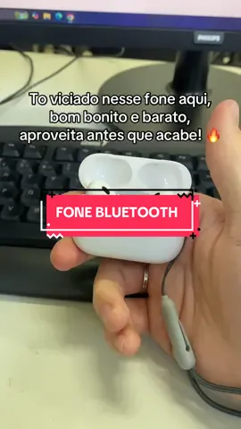 Fone bluetooth por menos de 25 reais, simplesmente absurdo!! #fyp #fy #tiktokshop #android #iphone 