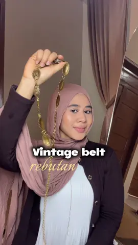 vintage belt buat mantai gemes banget jujurrr #vintagebelt 