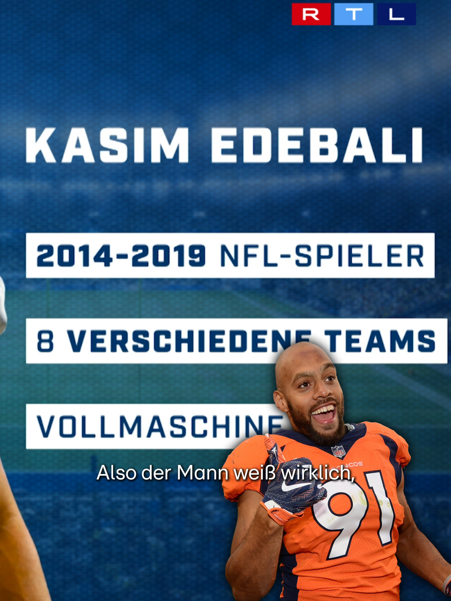 Willkommen Kasim 😍 Dieses schöne Lächeln begleitet uns durch die NFL-Saison Die NFL seht ihr jeden Sonntag im Free-TV bei RTL und im Stream auf RTL+ 📺 #rtlnfl