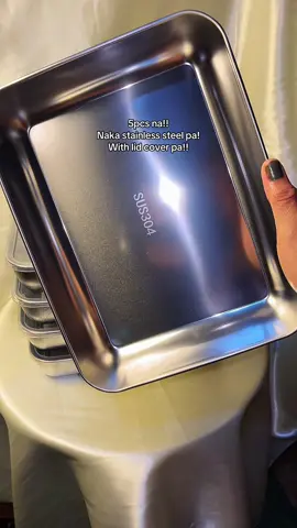 Ang sulit na, magagamit mo pa.. #foodcontainer #foodstorage #foodtray #stainlesssteel 