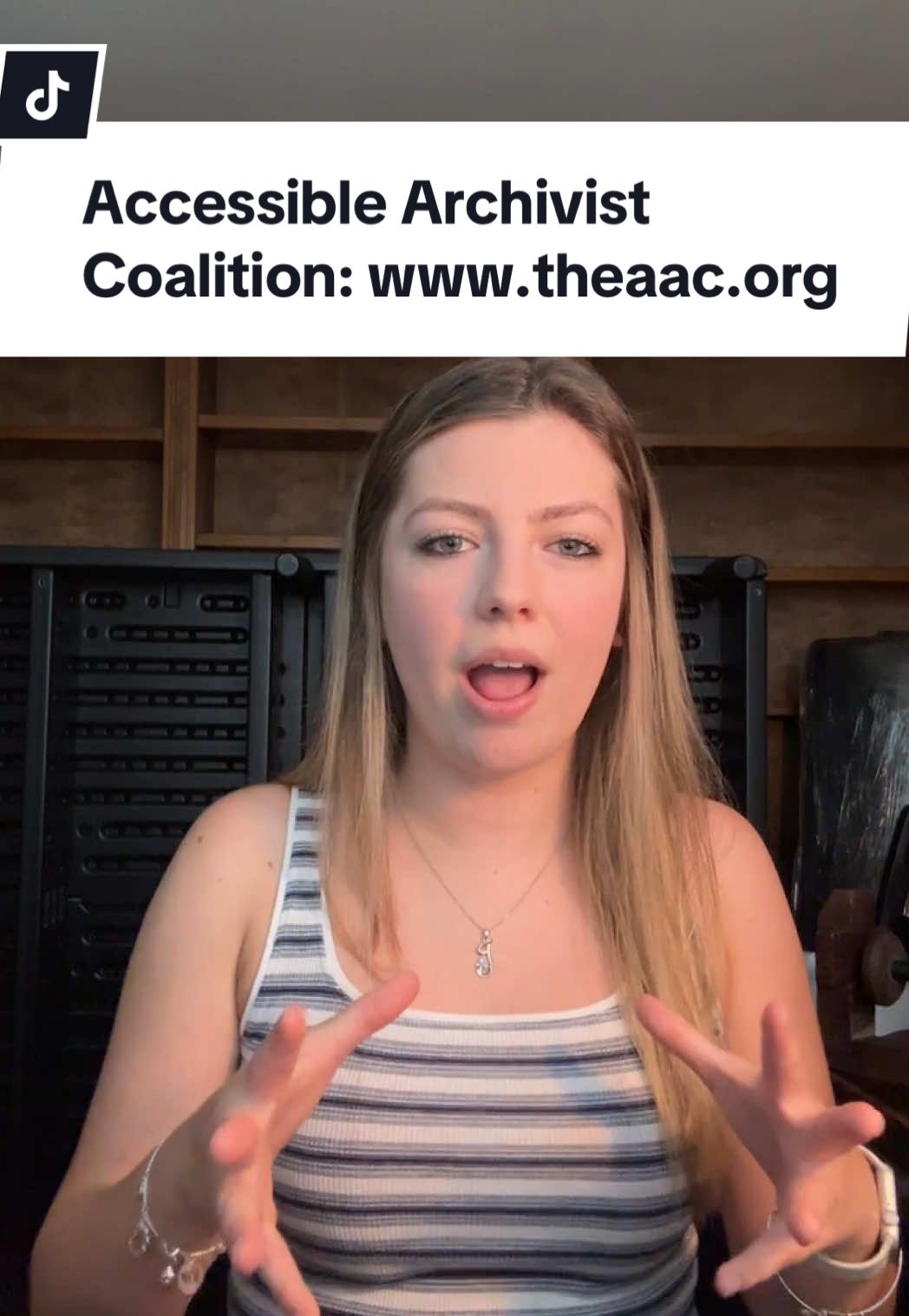 check out the tiktok page: @accessiblearchivist  check out the website: www.theaac.org #accessiblearchivistcoalition #theaac #protectthetruth #democracy #archiveforjustice 