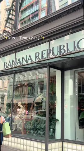 Meet some of Stylist & Personal stylist  at the SoHo location, TEAM 8247✨ #bananarepublic #trending #personalstylist #fypシ #BR 
