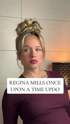Replying to @ℳ𝒾𝒸𝒽 similar vibes but a bit *bigger*😌 #reginamills#onceuponatimee #ouat #ouatedit #updo
