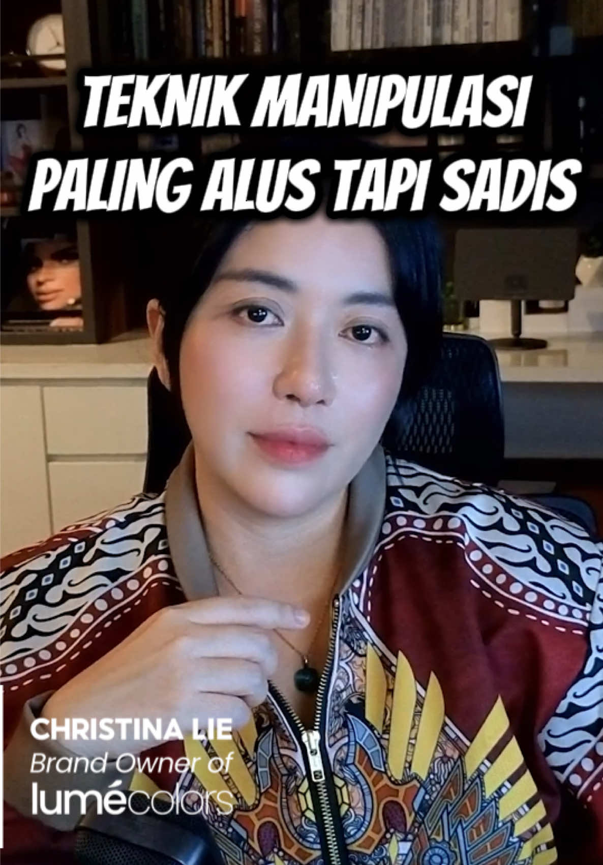 Buat dikenali aja ciri-cirinya, bukan buat ditiru. #manipulasi #narsistik #christinalie #growthmindset #hubungantoxic 