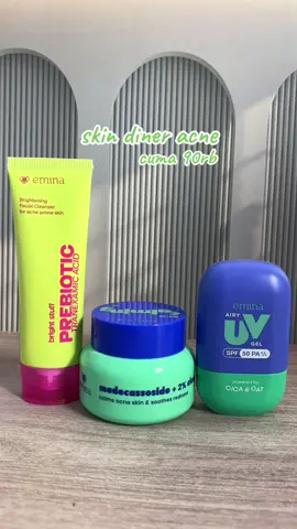 paket untuk acne prone skin!🫶🏻✨💚 #acneprone #emina #fyppp #skincare 