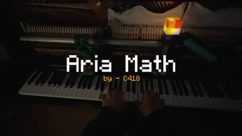 c sounds like out of tune #Minecraft #nostalgic #ariamath #piano #fyp 