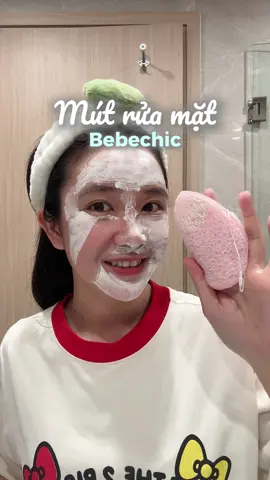 Miếng bọt biển biết nở này dùng để rửa mặt thì rất là sạch luôn @BEBE CHIC #ngocminreview #LearnOnTikTok #bebechic #mutruamat #bongruamat 