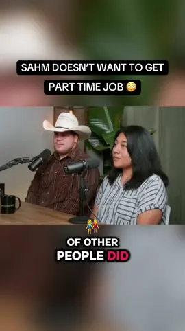 SAHM doesn’t want to get part time job 😳 #calebhammer #fyp #debt #couple #sahm 
