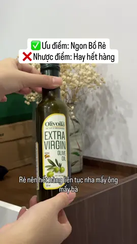 Một muỗng dầu olive mỗi ngày đẹp dáng đẹp da nha mấy bà #dauolive #dauan #giavi 