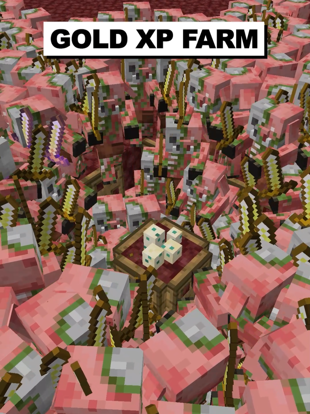 Minecraft Gold XP Farm! #minecrafttutorial #Minecraft #minecraftfarm 