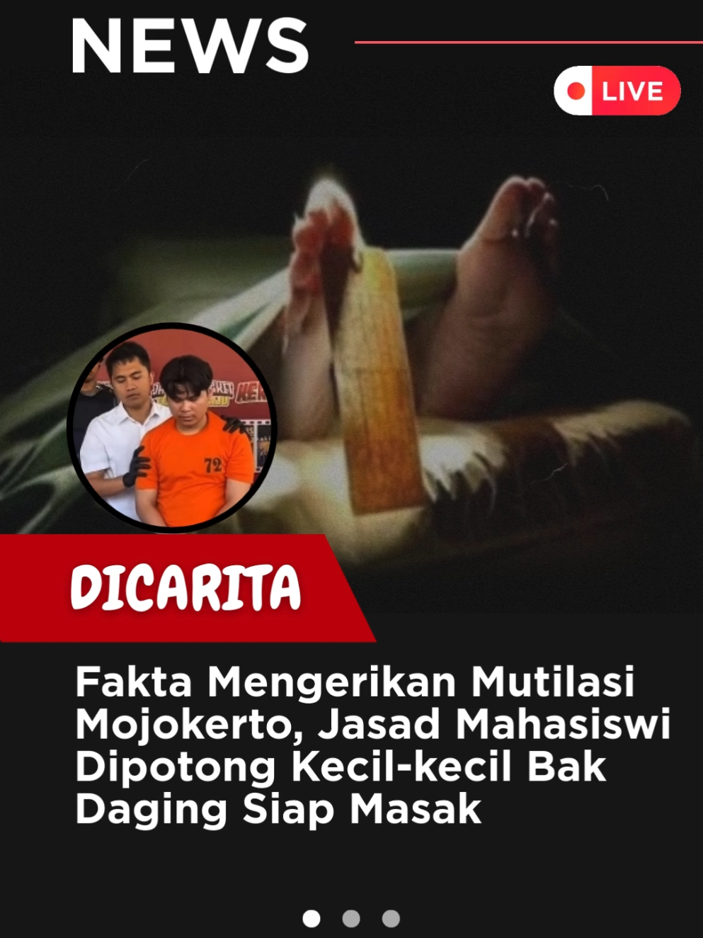 Pemandangan horor menyambut tim kepolisian saat menggerebek sebuah kamar kos di Surabaya. Di dalam ruangan itu, misteri penemuan potongan kaki di Pacet, Mojokerto, terjawab dengan cara yang paling mengerikan. Polisi menemukan sisa jasad seorang mahasiswi berinisial TAS (25) yang telah dipotong menjadi kepingan-kepingan kecil, layaknya daging yang siap untuk dimasak. Pelakunya adalah AM (24), pacar korban sendiri, seorang pria asal Sumatera yang memiliki latar belakang sebagai tukang jagal hewan. Ia ditangkap oleh Satreskrim Polres Mojokerto yang berhasil melacaknya setelah serangkaian penyelidikan intensif. Kapolres Mojokerto, AKBP Ihram Kustarto, pada Senin (8/9/2025), mengungkapkan detail penemuan yang membuat bulu kuduk merinding tersebut. Temuan di kamar kos pelaku menjadi puncak dari kasus mutilasi sadis ini. 