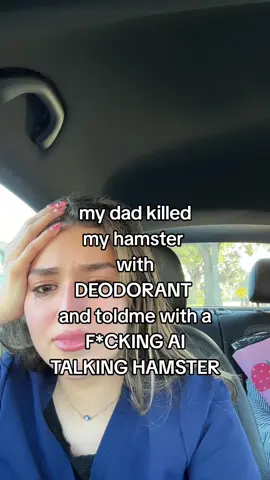 my dad sprayed my hamster with his old spice💔