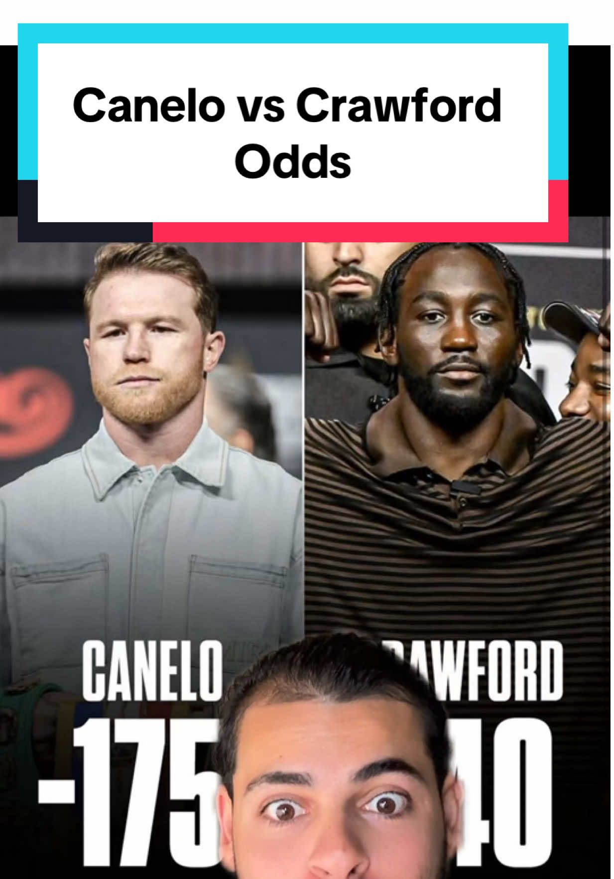 Canelo versus Crawford odds ##greenscreen##fyp##canelo##crawford##boxing