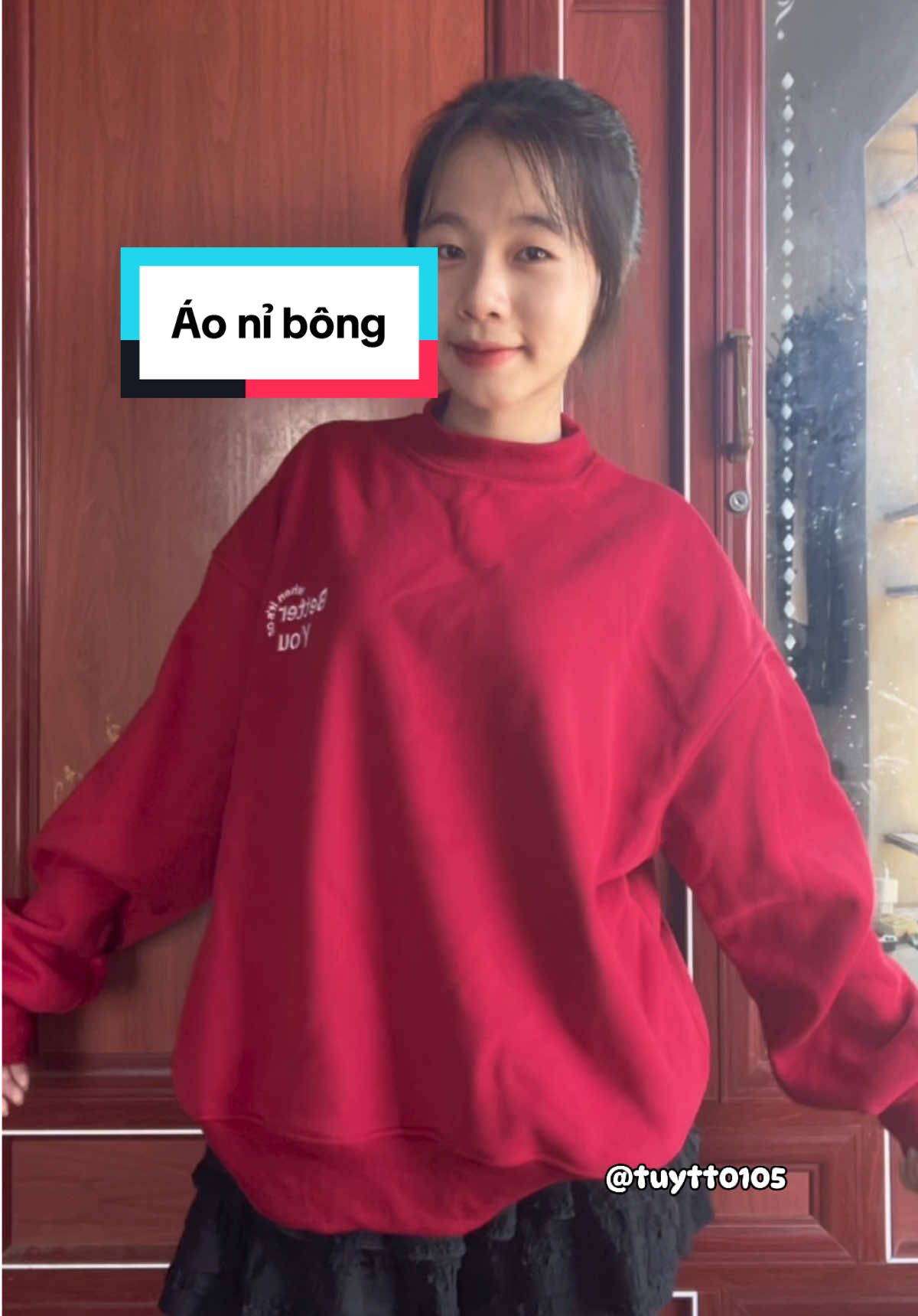 Tìm được em áo nỉ sweater xinh là phải lên video liềnnn 🤩🤩 #xuhuongtiktok #haul #outfitideas #aosweaternu #aonibong 