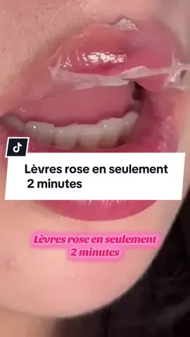 Lèvres rose en seulement  2 minutes #gommagelevres #gommage #astucenaturelle #miel #sucre 
