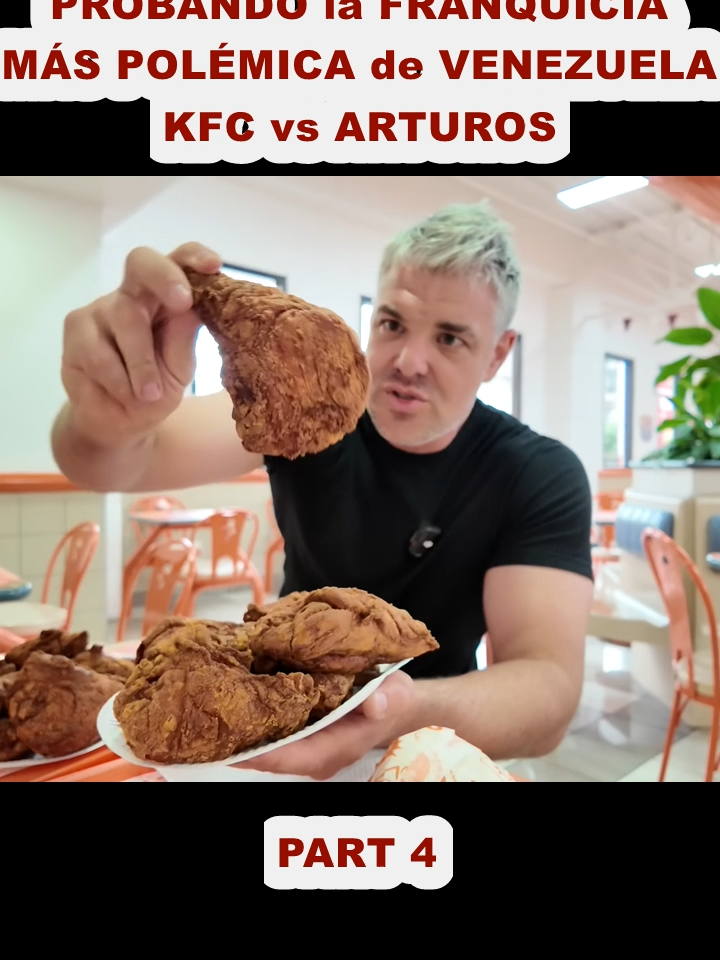 PROBANDO la FRANQUICIA MÁS POLÉMICA de VENEZUELA  KFC vs ARTUROS (4)