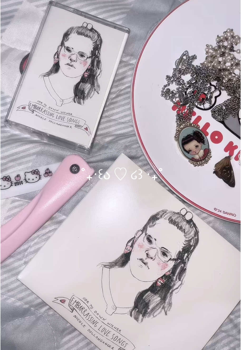 happy birthday to my favorite artist of all time Nicole Dollanganger˖ . ݁𝜗𝜚. ݁₊💕 #morute #embarrasinglovesongs #cd #nicoledollanganger #merch #morbidcute #coquette #ethelcain 