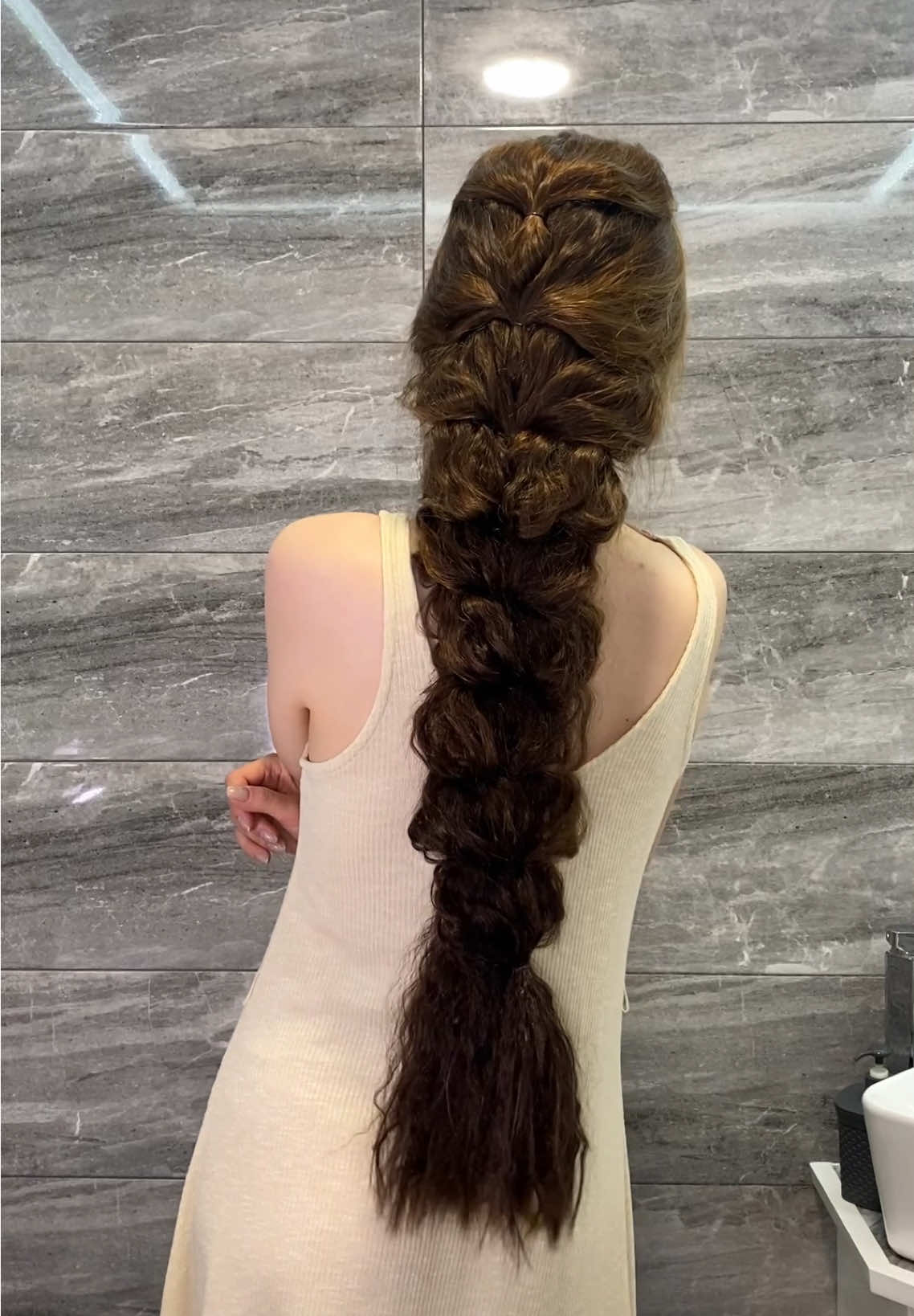 Hairstyle braid 🌿 #hairtok #hairstyle #hairstyletutorial #braid #braidhairstyles 