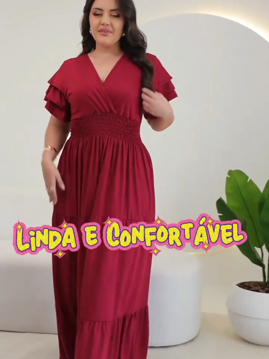 🔥 Vestido Feminino Longo Social Manga 3 Marias Moda Evangelica Plus Size Do M ao EXG Tendencia por R$75,90.  🛍️Compre na Shopee agora!⤵️  https://s.shopee.com.br/6VEJuOLWOY?share_channel_code=1