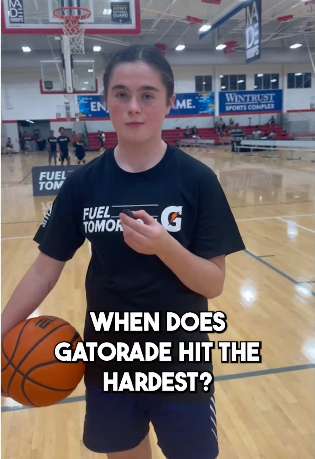 Does Gatorade hit best before, during, or after your game? 🤔 @Gatorade #basketball #gatorade #madehoops #fyp 