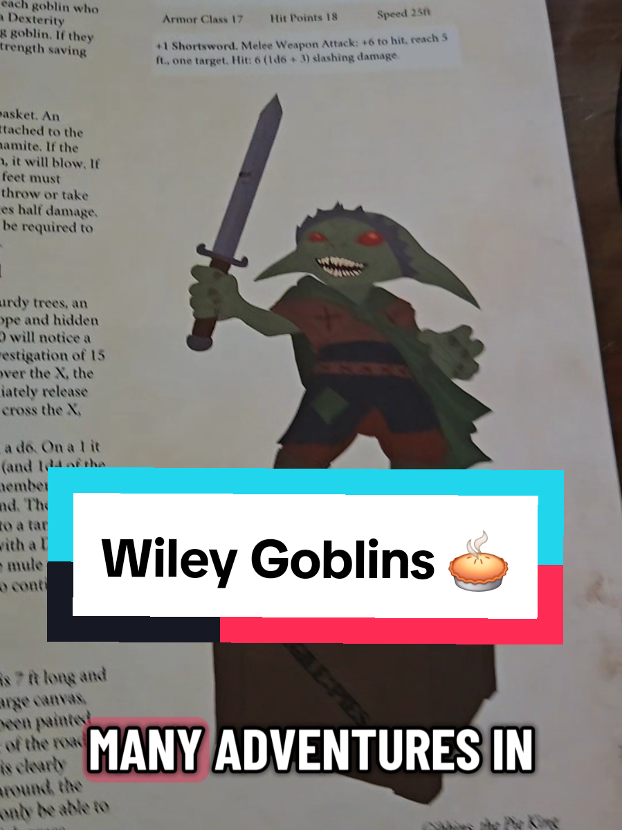 Feel free to use this inspiration in your ongoing D&D campaigns 🥧👍😁 #dndideas #dndcampaign #dungeonmaster #Goblins #dungeonsanddragons 