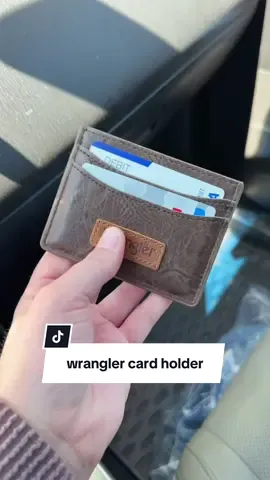 Replying to @cart 🍻 I would try putting more cards in each slot but I just don’t have that many 🤣 but I love this wrangler credit card holder from @Rustic Charm Bootic so much though! #wranglercardholder #rusticcharmbootic #creditcardholder #westernstyle #tiktokshopcreatorpicks 