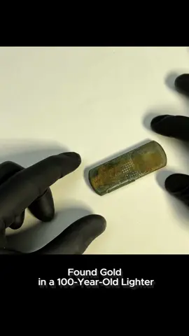Found Gold in a 100-year-Old Lighter. #antique #rusty #restoration #asmr #satisfying 