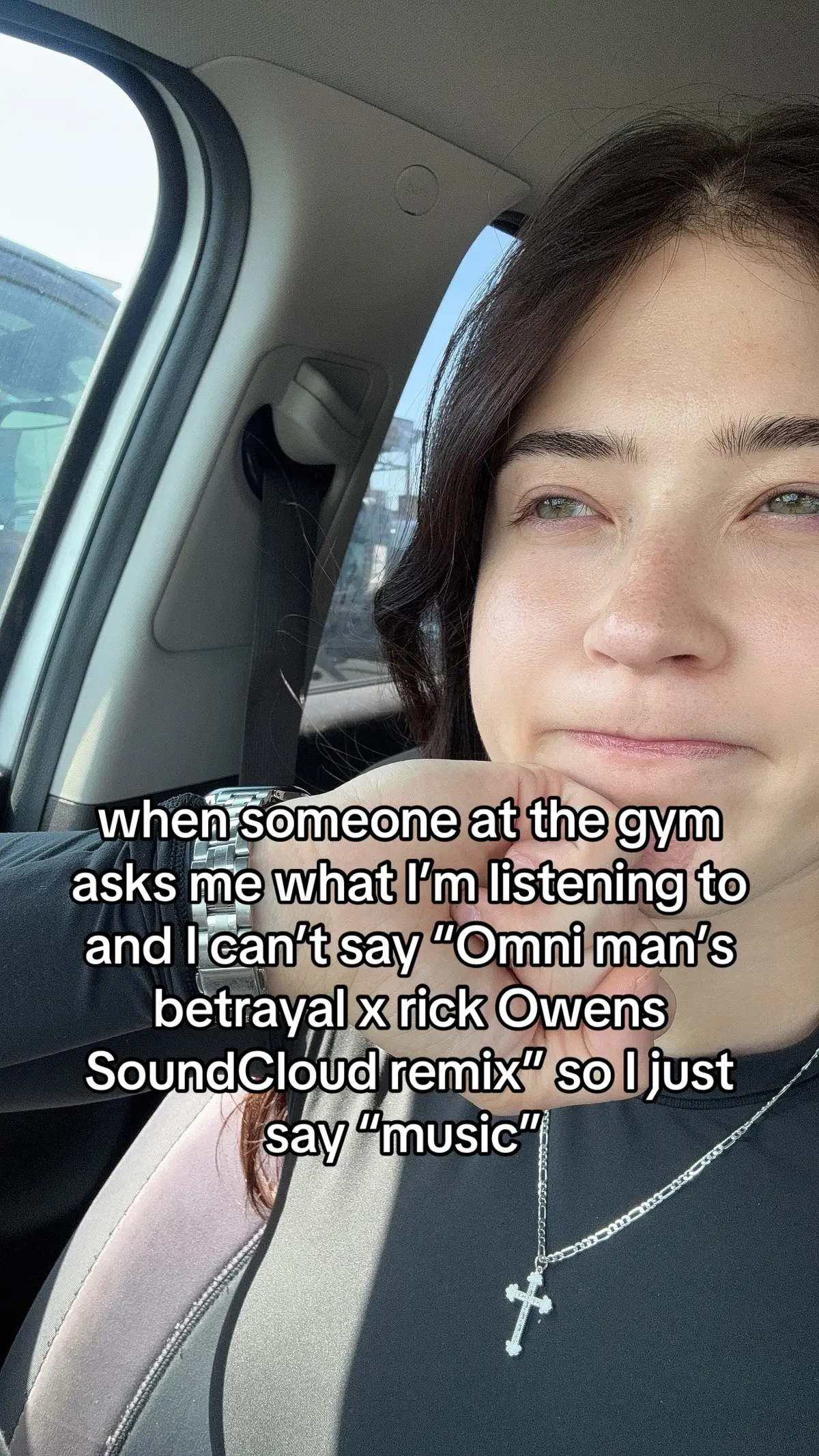 to be fair I prob would have given a better answer but they were being really weird (TW: it was a man) but ppl asking me what I’m listening to is my worst fear LMAO #fyp