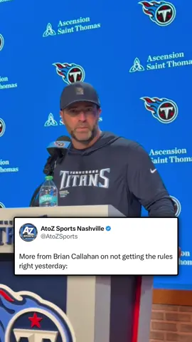 #Titans HC Brian Callahan admits that he made the incorrect decision on the potential Elic Ayomanor catch. #TitanUp #NFLWeek1 #fyp #tennesseetitans 