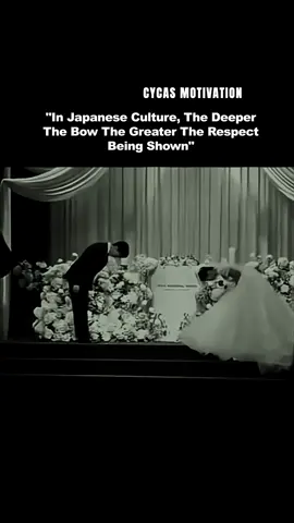 “In Japanese Culture, The Deeper The Bow The Greater The Respect Being Shown”…?”😁❤️💯 #women #Love #men #loyalty #woman 