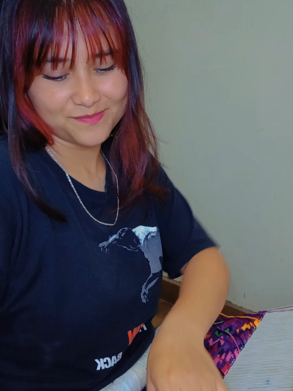 A veces toca tomar descansos por salud.. pero es bueno volver..🥺 #ajkemyess #tejedoras #tejidoamano #guatemala #guipilesdeguate 