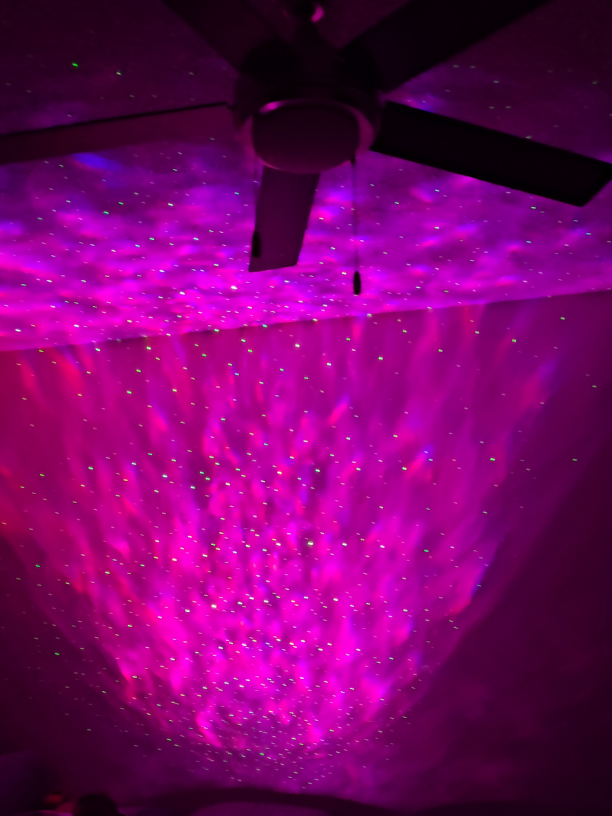 Starry projector fills your room with galaxies 🌌✨ #StarryProjector #GalaxyVibes #StarrySky #RoomGlow #LEDLights #AestheticRoom #TikTokMadeMeBuyIt #ViralFinds