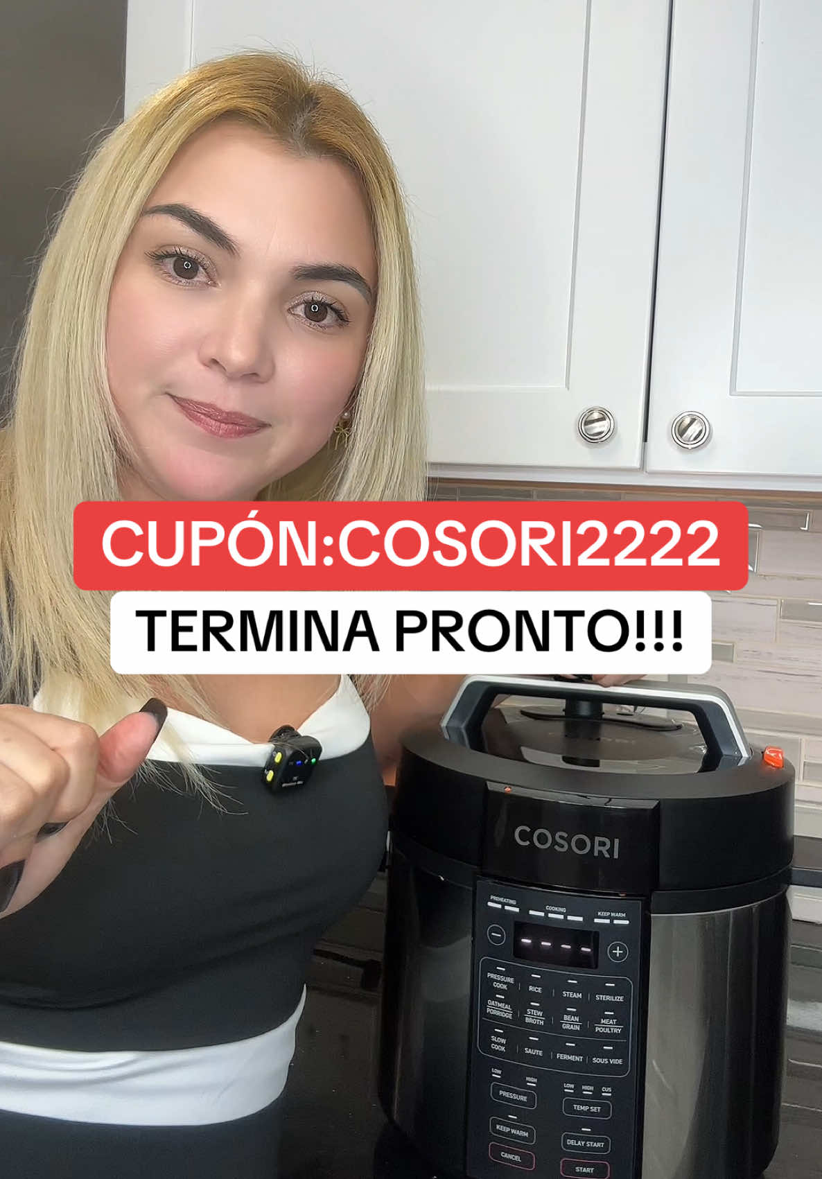 Olla de presión COSORI *DISCLAIMER  precio mostrado es el vigente al momento de la grabación y puede cambiar  Las promociones pueden tener restricciones o disponibilidad limitada *#cosoripressurecooker #cosori #cosoricooks #olladepresioncosori #tiktokshopcreatorpicks 