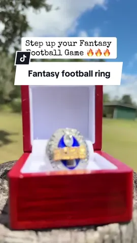 Celebrate your fantasy football victory in style with the 2025 Fantasy Football Championship Ring! This high-quality, diamond-style ring features a detailed Lombardi trophy design, making it the ultimate bragging rights accessory for league champions. Perfect for draft day, fantasy football parties, or as a gift for football enthusiasts, this ring combines luxurious craftsmanship with bold, eye-catching design. #fantasyfootballdraft #fantasyfootballchampion #nfl #football #tiktokshop 