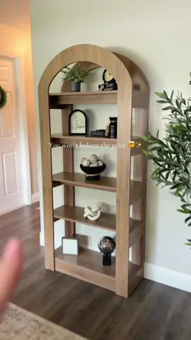 This bookshelf looks designer but without the designer price 👏✨ #tribesigns #bookshelf #homefurniture #homedecor #furniture 