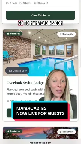 Head to MamaCabins.com to book your next Smoky Mountain stay! #smokymountains #mamacabins #mountainmamacabins #smokies #cabins 