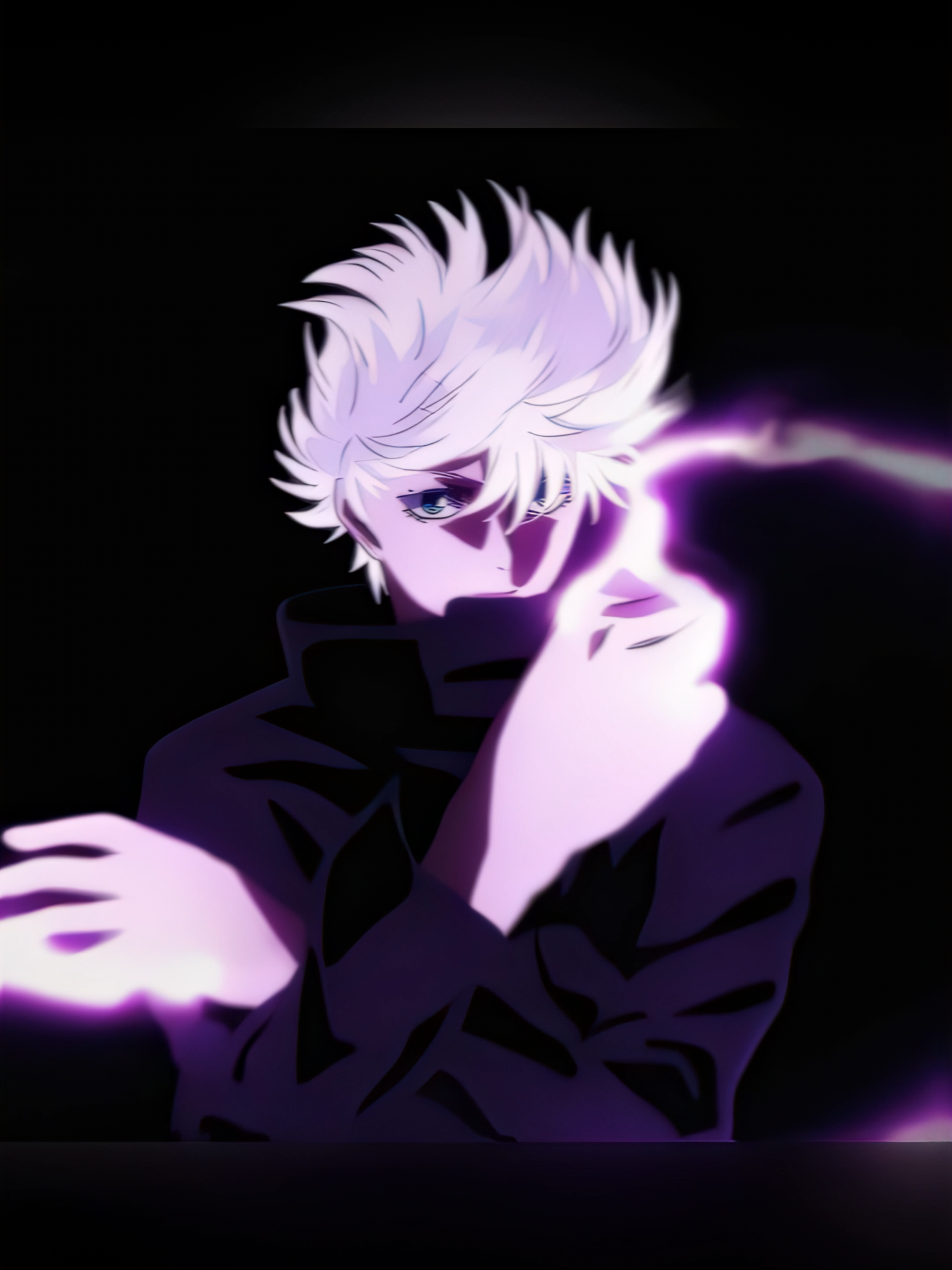all he needs is a little purple