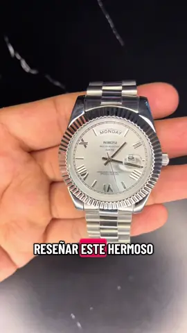 Reloj Nibosi Day Date Plata#fyp #monterrey #nibosi #nibosiwatch #reyeswatch 