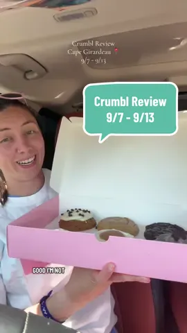 What a blessing 🥹 thank you @Crumbl!! ❤️ #capegirardeau #crumbl #merch #review #blessing 