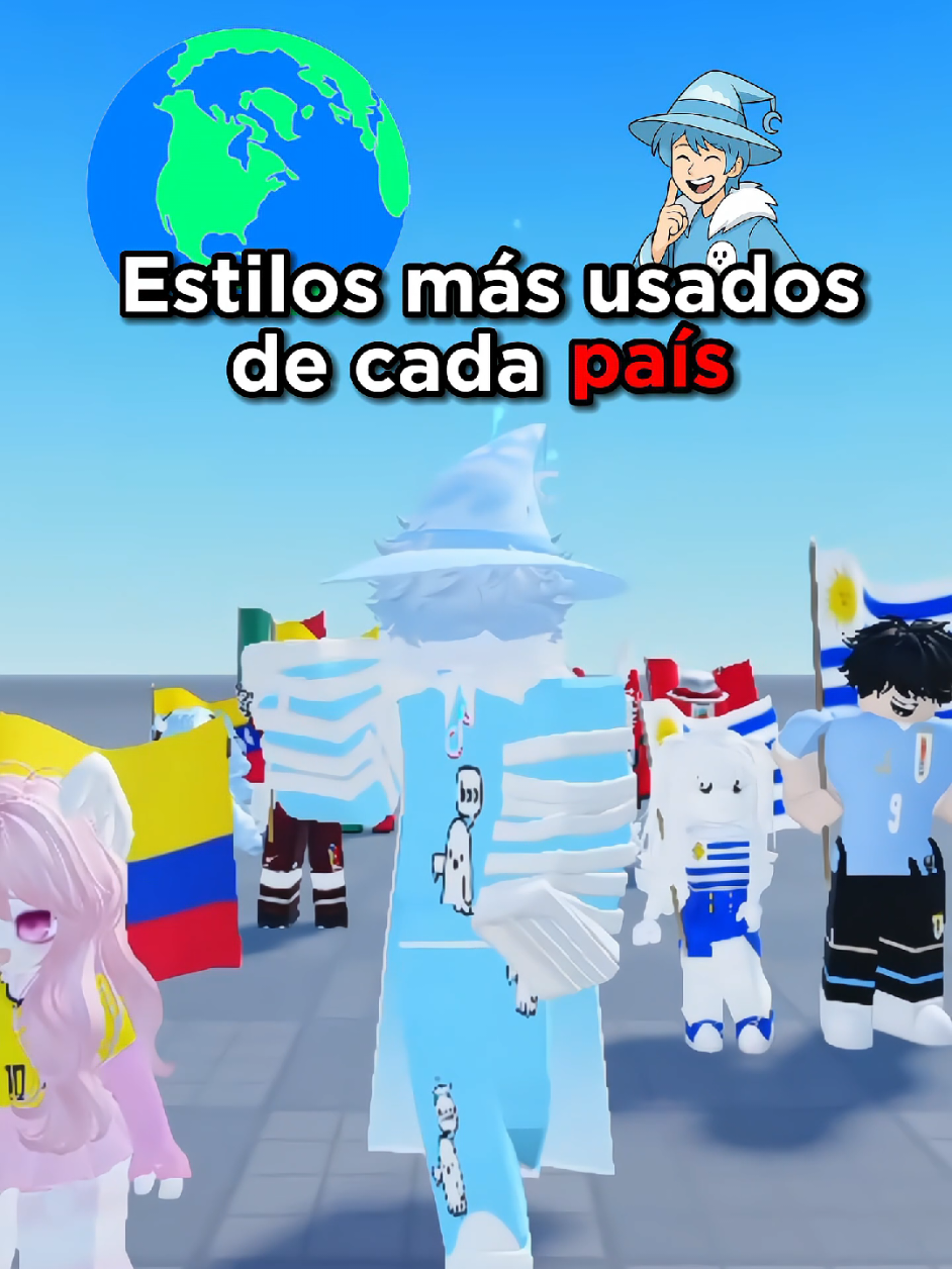 Parte 3 | Estilos mas usados de cada pais!  #roblox #robloxfyp #robloxedit #estilos #catalogavatarcreator 