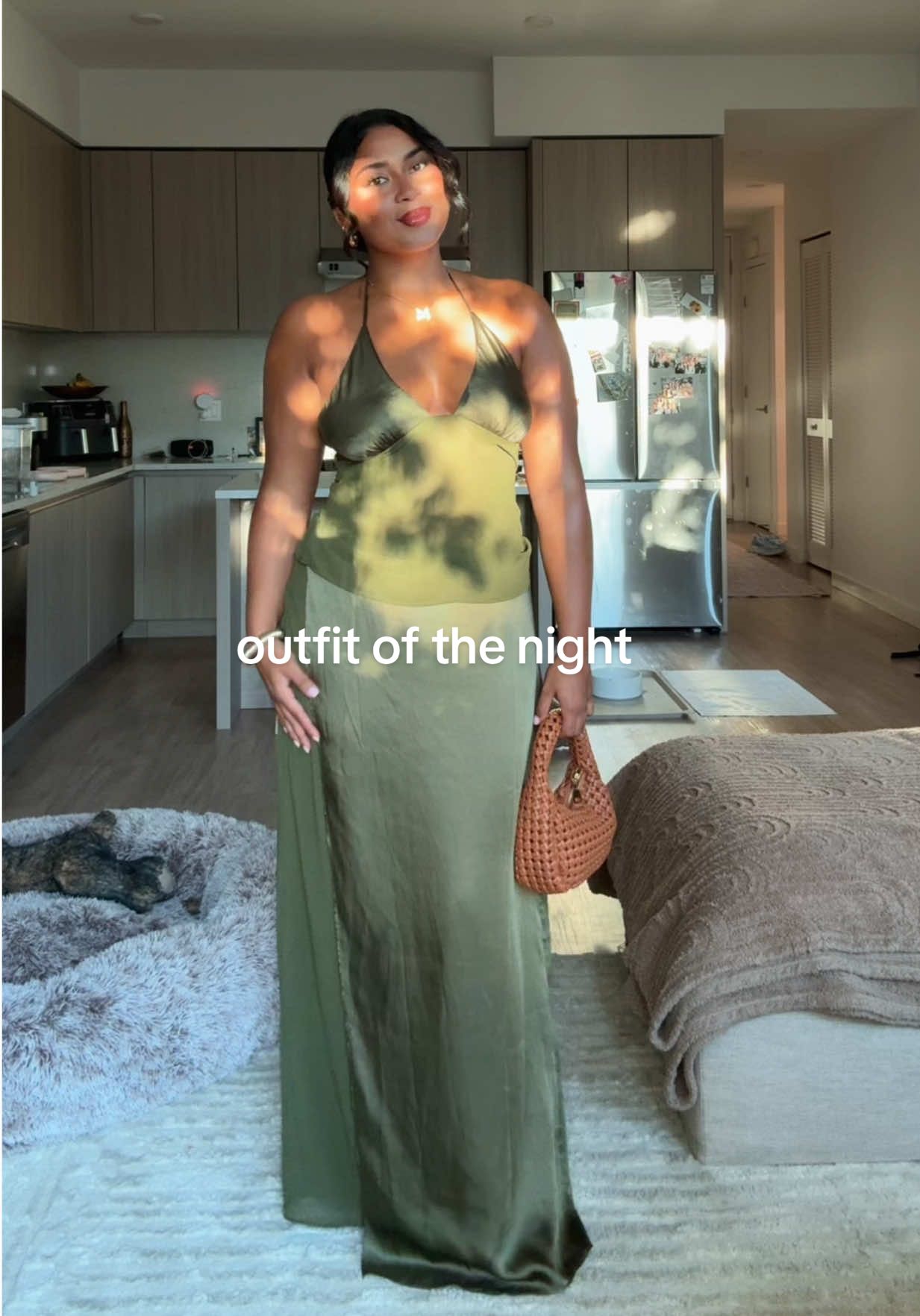 when in doubt, a matching set🫡 #ootn #dinneroutfit #matchingset 