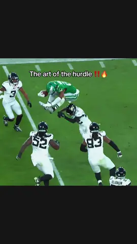 The art of the hurdle 🔥 | #nfl #football #hurdle #highlights #footballvideo 
