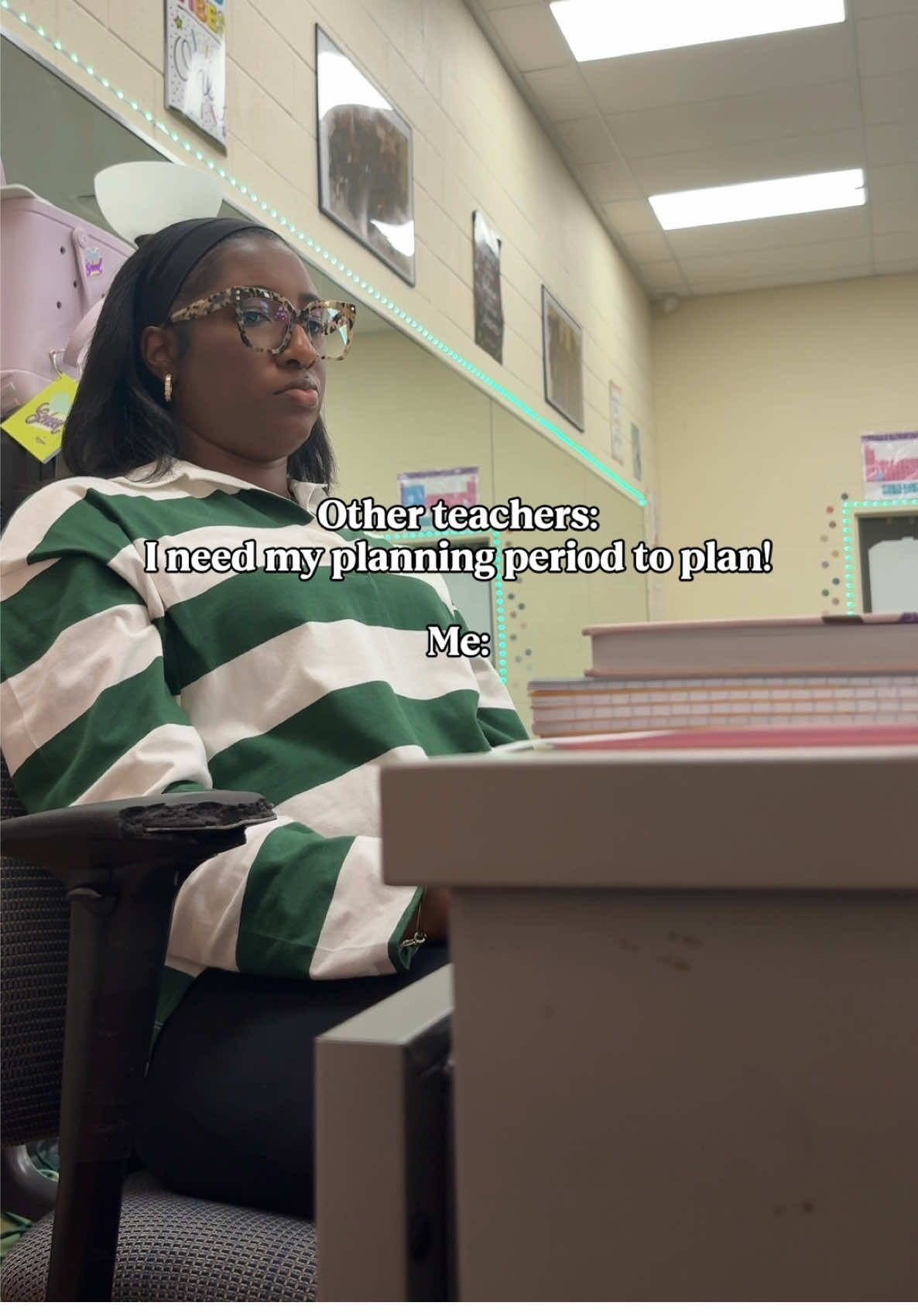 I need the rest of the day to decompress.  . #teacher #teachersoftiktok #overstimulated #teacherlife #blackteachersontiktok 