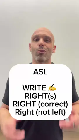 ASL is not English! WRITE-RIGHT-RIGHT-RIGHT #SignWithJP #ASL #signlanguage