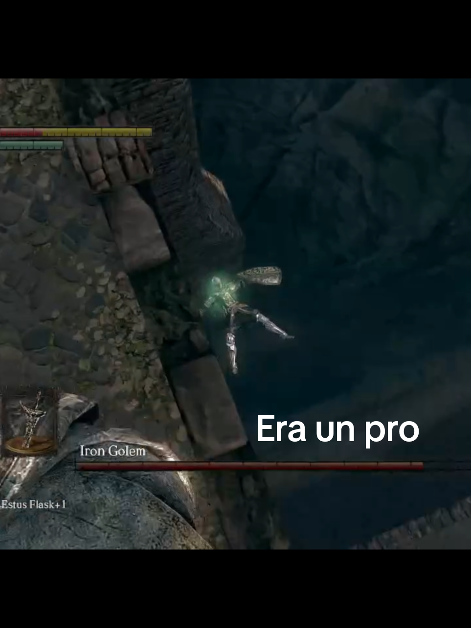 El boss mas dificil es la gravedad #Darksouls #Eldenring #Fromsoftware #Videojuegos #Gaming 