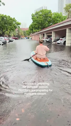 Still got my pumpkin latte #florida #weather #fyp #hurricaneseason #tropicalstorm 