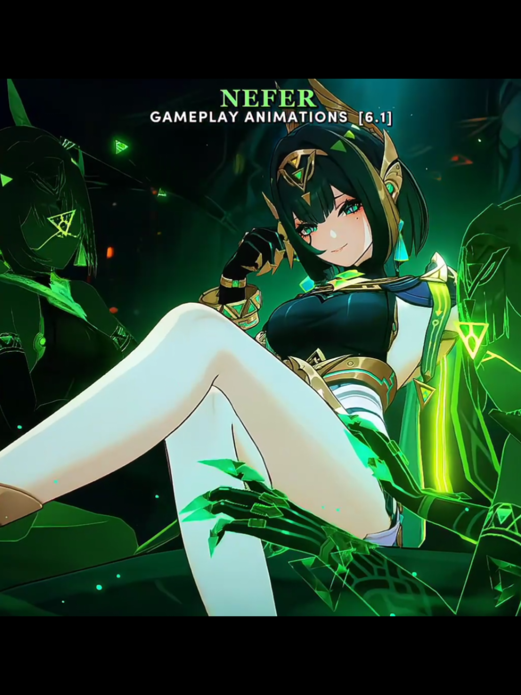 Her gameplay is insane #nefer #nefergenshin  #gameplay #genshin 